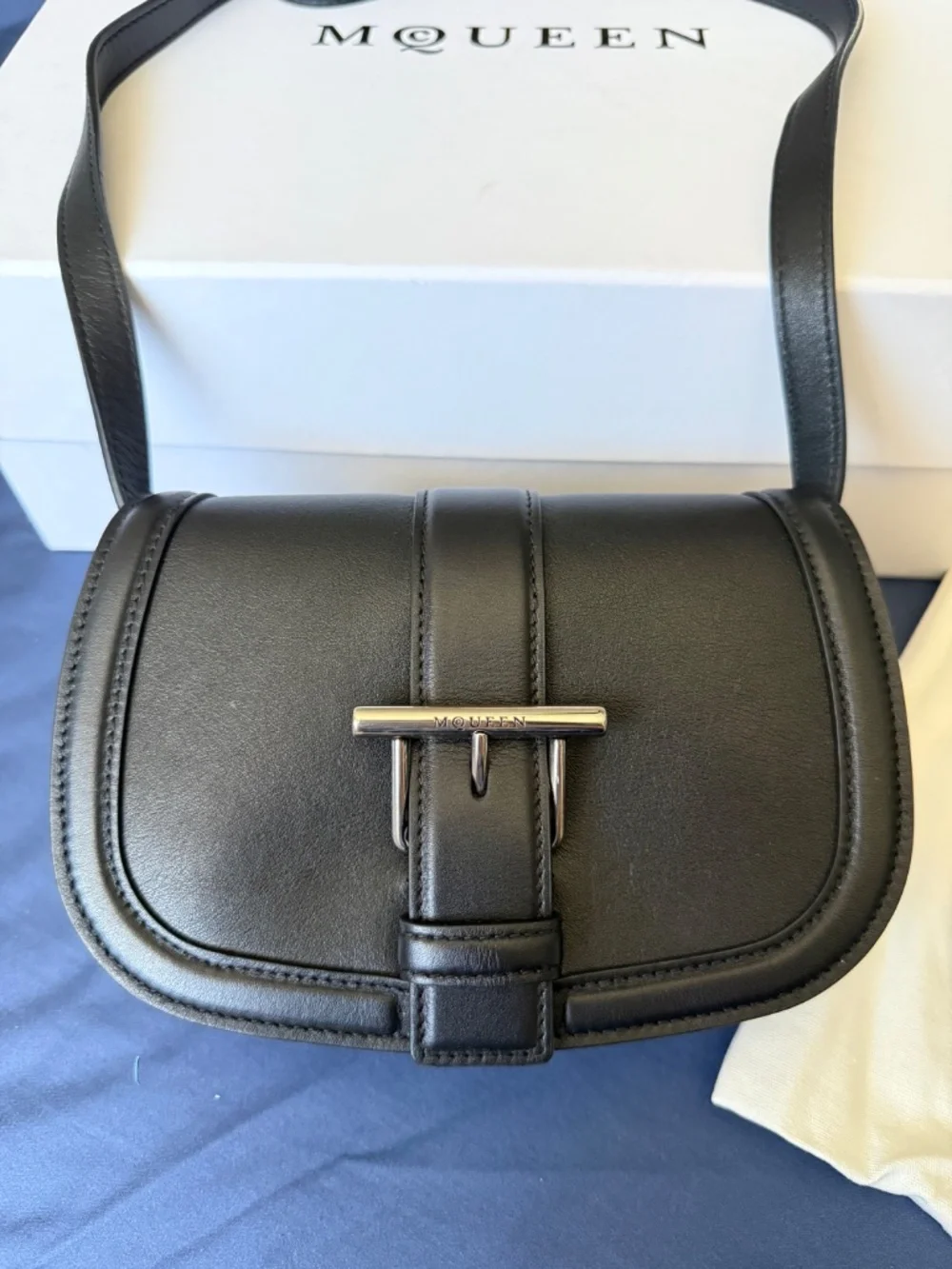 Alexander Mcqueen t-bar satchel
